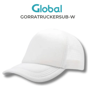Gorra Trucker Lisa Sublimable Calidad Premium Regulable Color Blanco Talle Unico Regulable