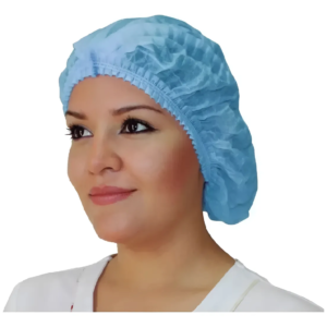 Cofias Descartables Friselina Plisadas Azules Anmat X 1000u