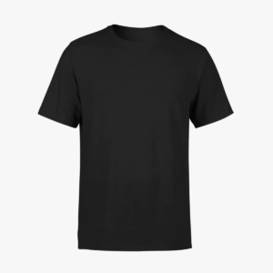 Remera Lisa Hombre Algodón Peinado Calidad Premium Negro